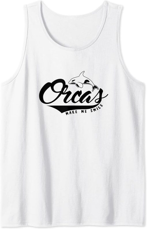 Sea Animal Cute Orca Funny Saying Whale Tank Top